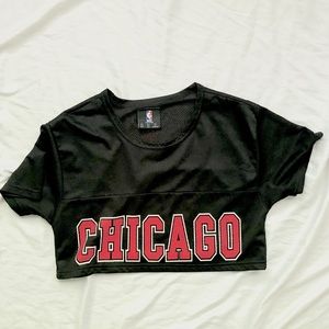Cropped Mesh Chicago Bulls jerssey